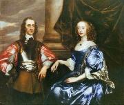 Sir Peter Lely Earl and Countess of Oxford by Sir Peter lely Sweden oil painting artist